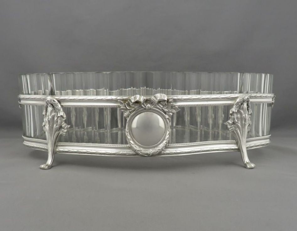 French 950 Silver Jardiniere - JH Tee Antiques