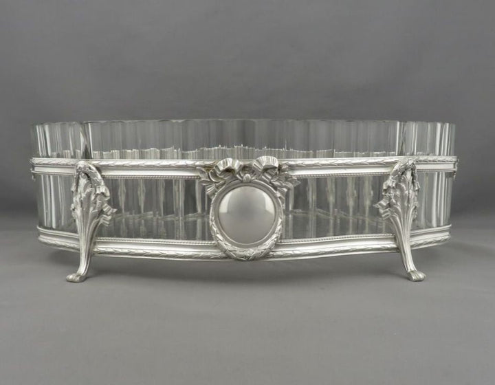 French 950 Silver Jardiniere - JH Tee Antiques