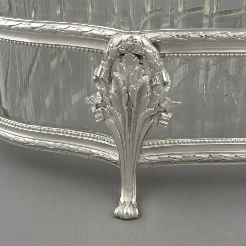 French 950 Silver Jardiniere - JH Tee Antiques