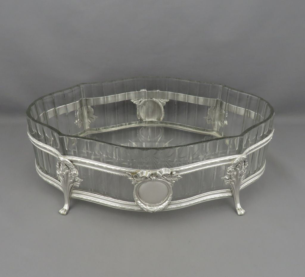 French 950 Silver Jardiniere - JH Tee Antiques