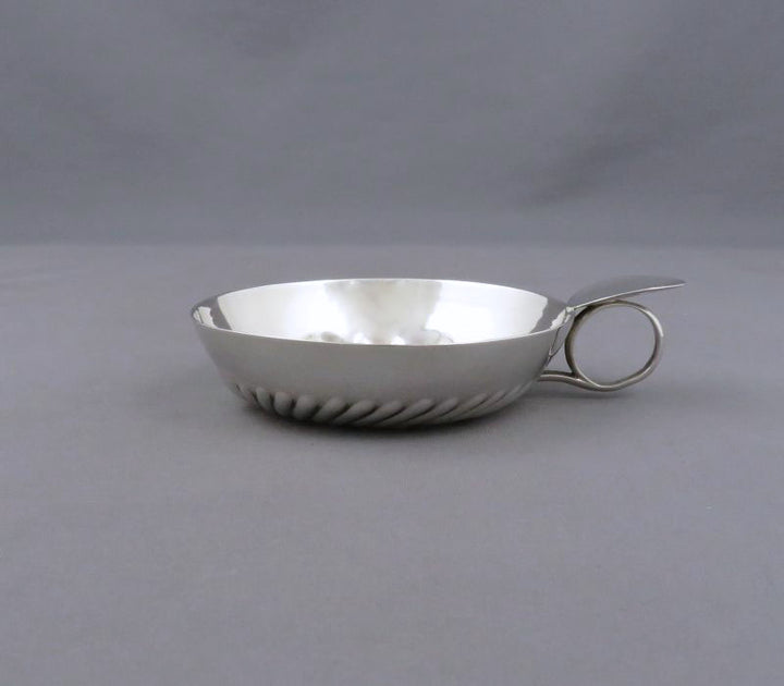 French 950 Silver Wine Taster - JH Tee Antiques