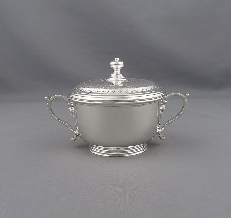 Garrard Sterling Silver Hot Chocolate Set - JH Tee Antiques