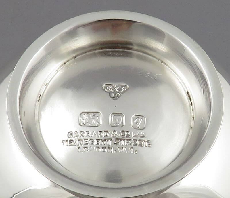 Garrard Sterling Silver Hot Chocolate Set - JH Tee Antiques
