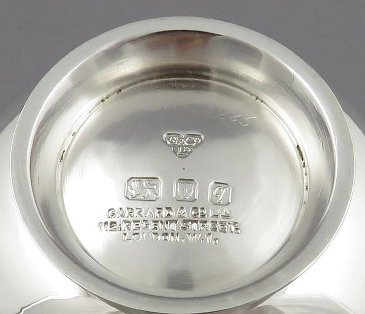 Garrard Sterling Silver Hot Chocolate Set - JH Tee Antiques