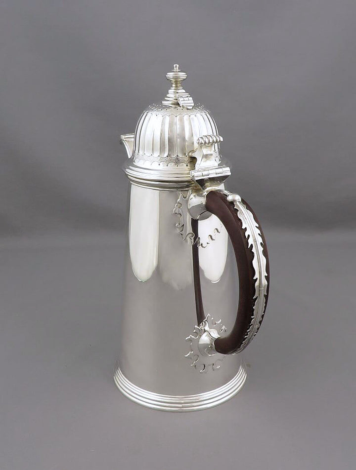 Garrard Sterling Silver Hot Chocolate Set - JH Tee Antiques