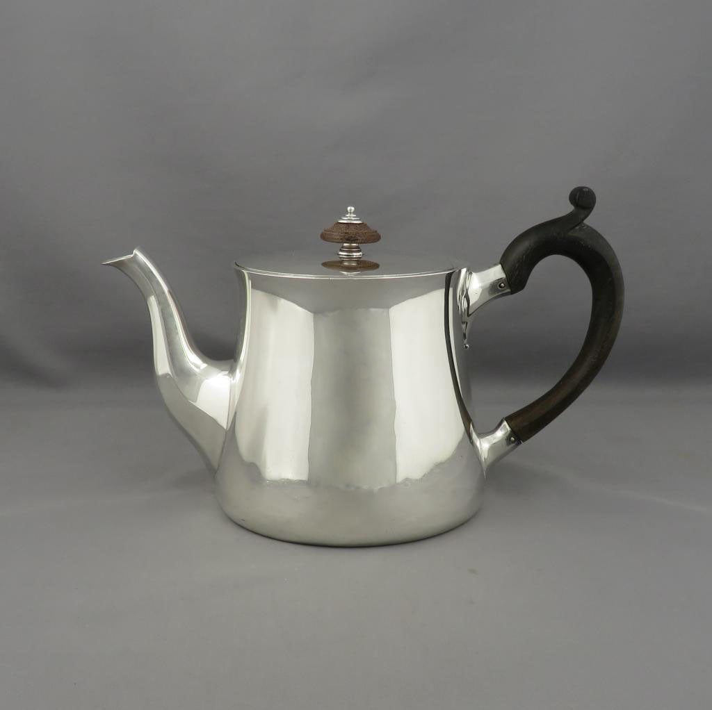 Garrard Sterling Silver Teapot - JH Tee Antiques