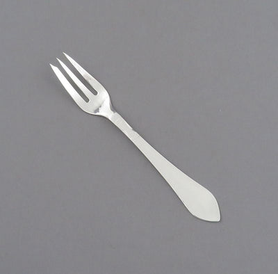 Georg Jensen Continental Sterling Pastry Fork - JH Tee Antiques