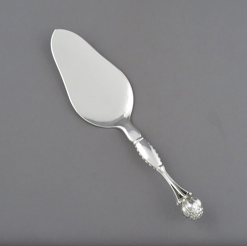 Georg Jensen Ornamental Sterling Silver Cake Server - JH Tee Antiques