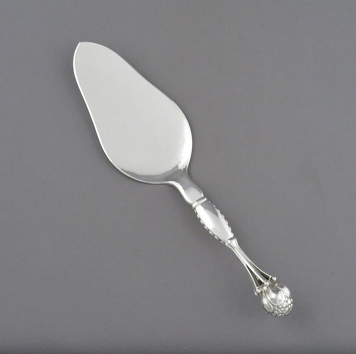 Georg Jensen Ornamental Sterling Silver Cake Server - JH Tee Antiques