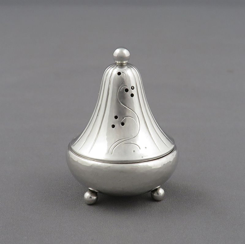 Georg Jensen Silver Salt and Pepper Shakers - JH Tee Antiques