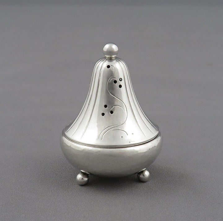 Georg Jensen Silver Salt and Pepper Shakers - JH Tee Antiques