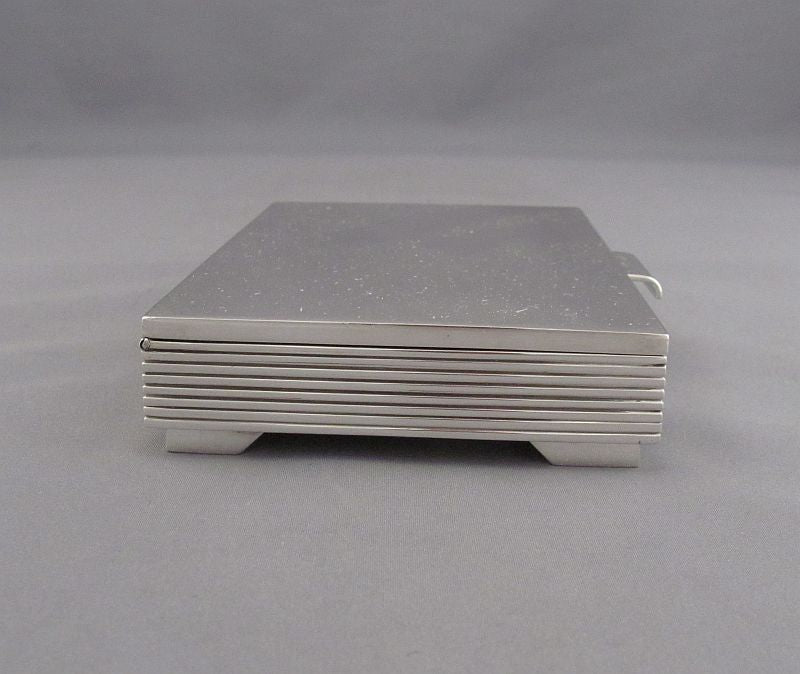 Georg Jensen Sterling Silver Cigarette Box - JH Tee Antiques