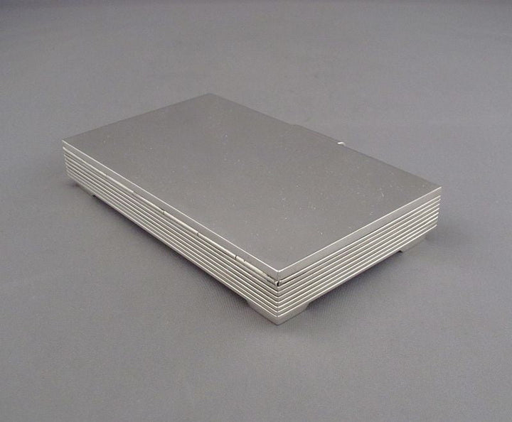 Georg Jensen Sterling Silver Cigarette Box - JH Tee Antiques