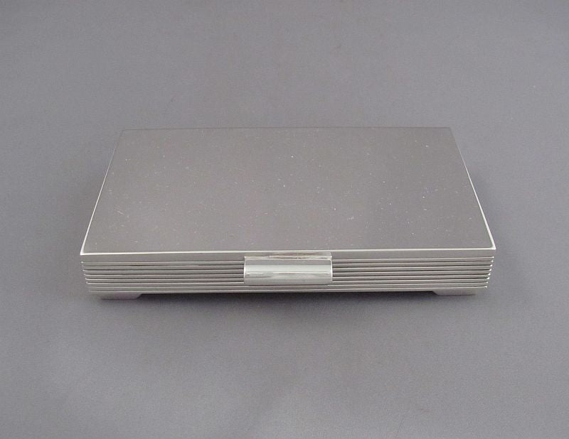 Georg Jensen Sterling Silver Cigarette Box - JH Tee Antiques