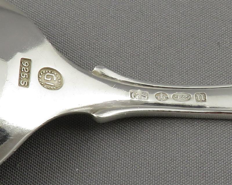Georg Jensen Sterling Silver Caddy Spoon - JH Tee Antiques