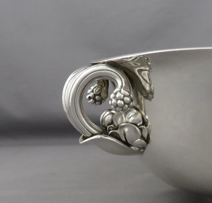 Georg Jensen Sterling Silver Centerpiece Bowl - JH Tee Antiques