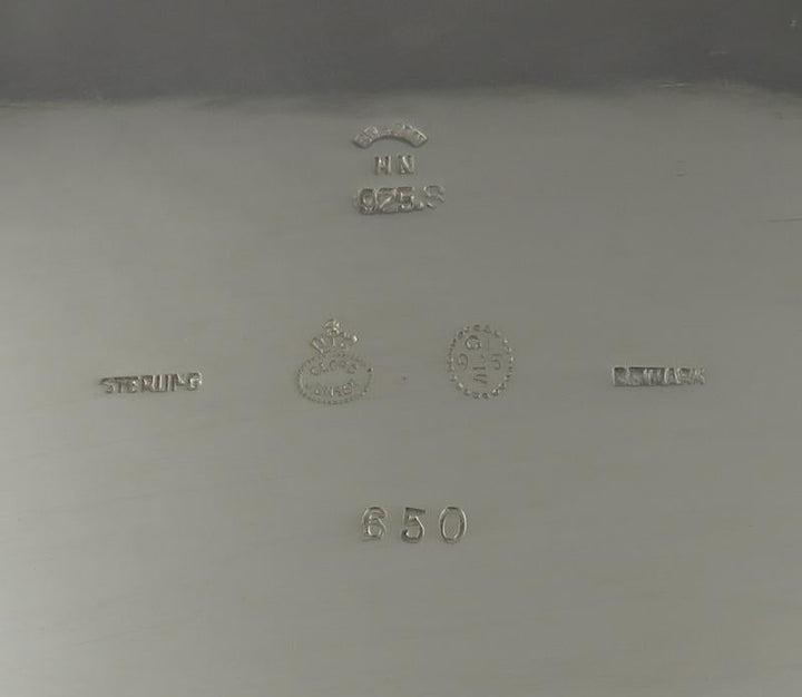 Georg Jensen Sterling Silver Centerpiece Bowl - JH Tee Antiques
