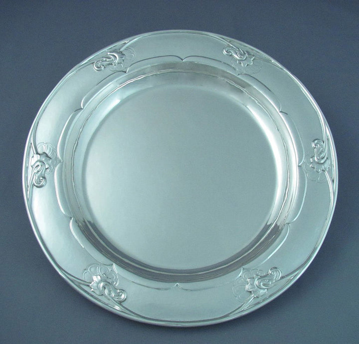 Georg Jensen Sterling Silver Platter - JH Tee Antiques