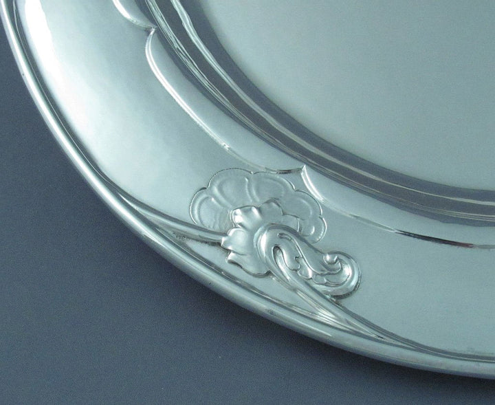 Georg Jensen Sterling Silver Platter - JH Tee Antiques
