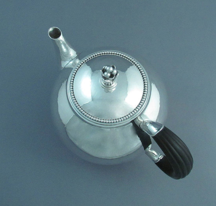 Georg Jensen Sterling Silver Tea Set - JH Tee Antiques