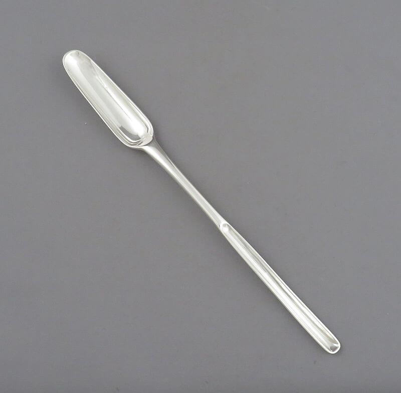 George I Silver Marrow Scoop - JH Tee Antiques