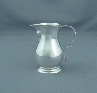 George II Provincial Silver Cream Jug - JH Tee Antiques