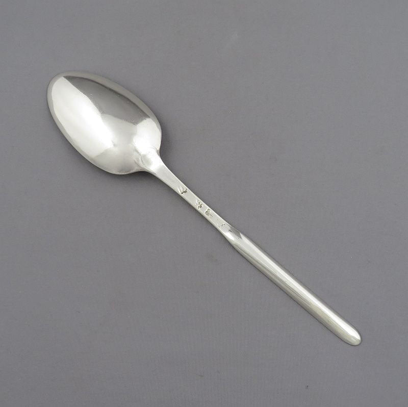 George II Silver Marrow Spoon - JH Tee Antiques