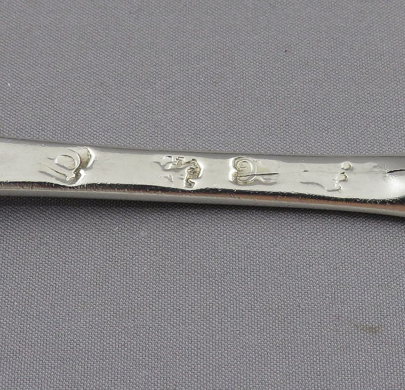 George II Silver Marrow Spoon - JH Tee Antiques