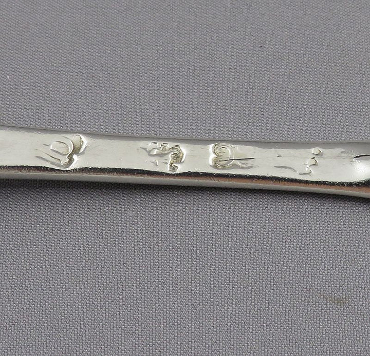 George II Silver Marrow Spoon - JH Tee Antiques