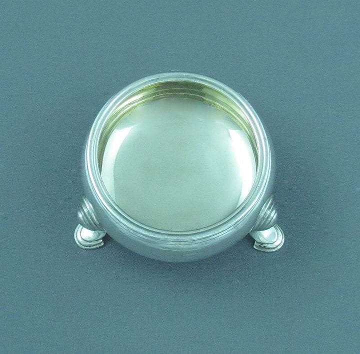 Set of Four George II Sterling Silver Salts - JH Tee Antiques