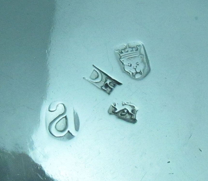 Set of Four George II Sterling Silver Salts - JH Tee Antiques