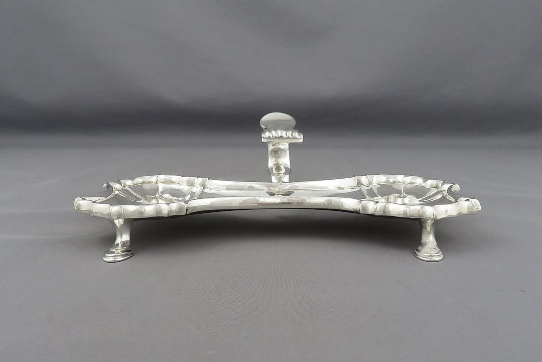 George II Silver Snuffer Tray - JH Tee Antiques