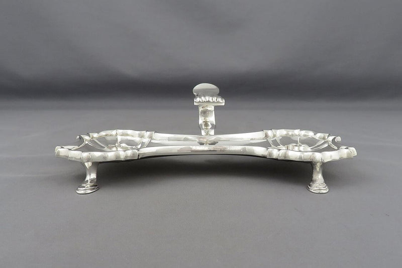 George II Silver Snuffer Tray - JH Tee Antiques