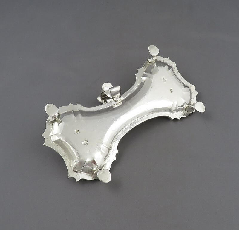 George II Silver Snuffer Tray - JH Tee Antiques