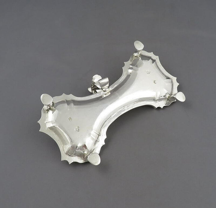 George II Silver Snuffer Tray - JH Tee Antiques