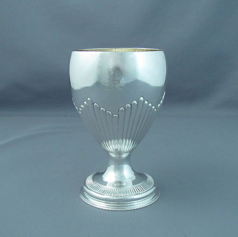 George II Sterling Silver Goblet - JH Tee Antiques