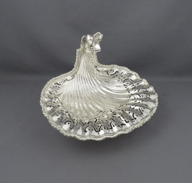 George II Style Sterling Silver Centerpiece - JH Tee Antiques