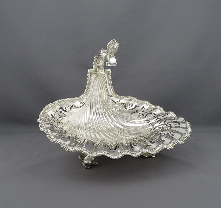 George II Style Sterling Silver Centerpiece - JH Tee Antiques