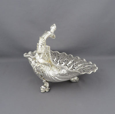 George II Style Sterling Silver Centerpiece - JH Tee Antiques
