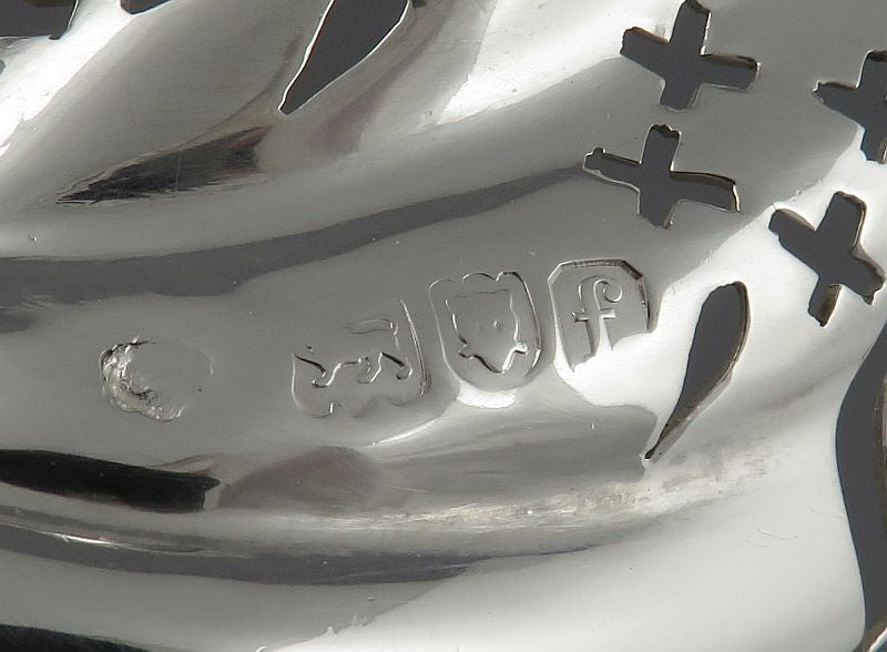 George II Style Sterling Silver Centerpiece - JH Tee Antiques