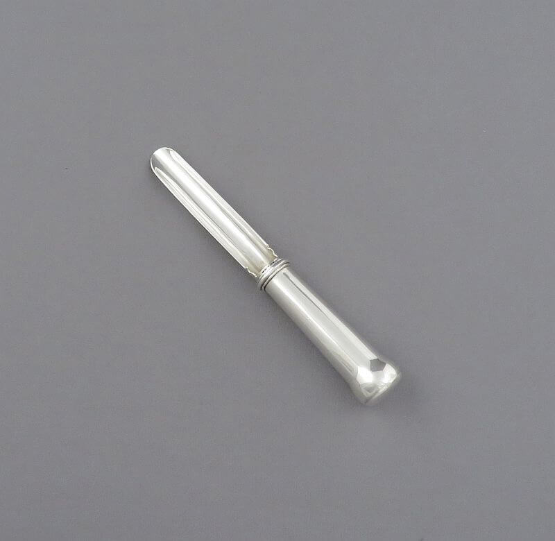 George III Silver Apple Corer - JH Tee Antiques