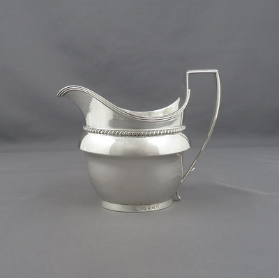 George III Sterling Silver Cream Jug - JH Tee Antiques