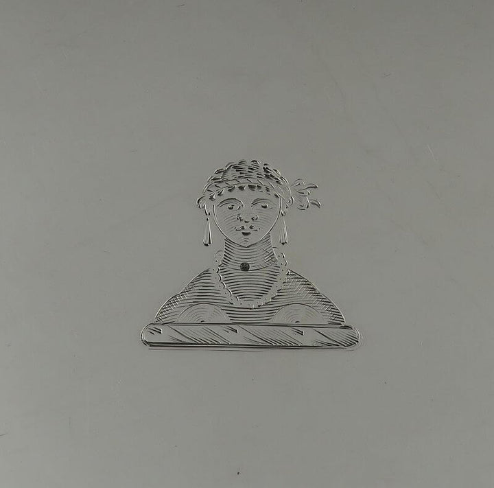 George III Sterling Silver Waiter - JH Tee Antiques