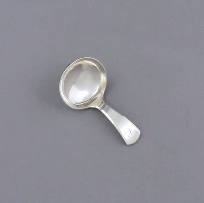 George III Sterling Silver Caddy Spoon - JH Tee Antiques