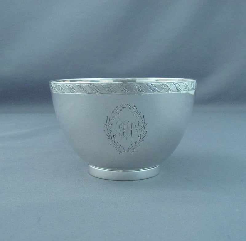 George III Sterling Silver Sugar Bowl - JH Tee Antiques