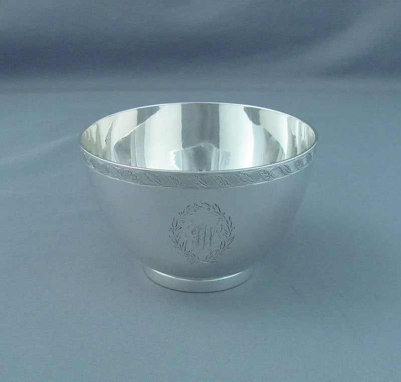 George III Sterling Silver Sugar Bowl - JH Tee Antiques