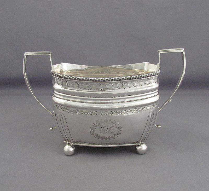 Antique George III Sterling Silver Tea Set - JH Tee Antiques