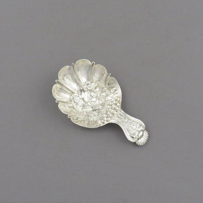 George IV Silver Caddy Spoon - JH Tee Antiques