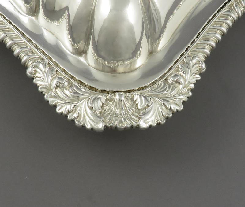 George IV Silver Entree Dish - JH Tee Antiques