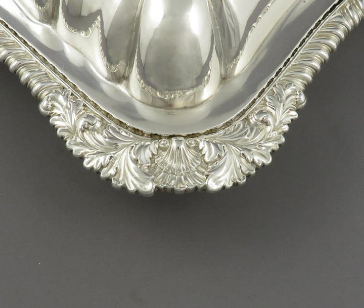 George IV Silver Entree Dish - JH Tee Antiques